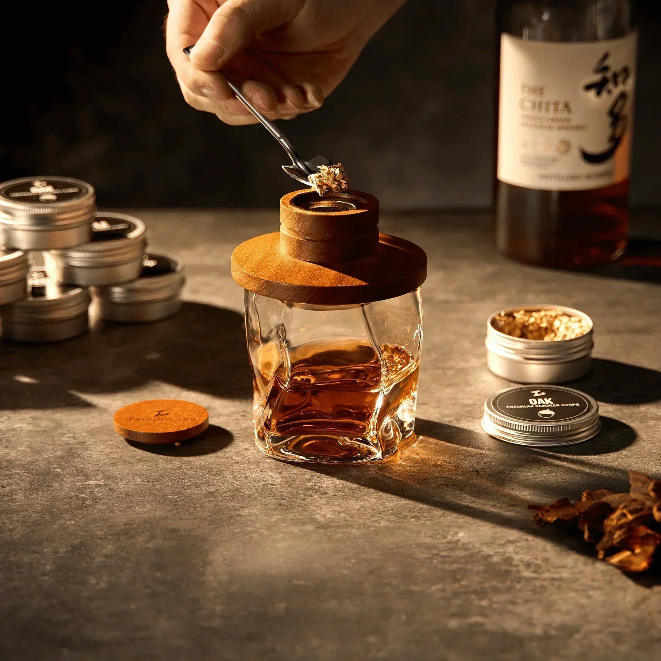 Tsuki Smoker Kit For Cocktails